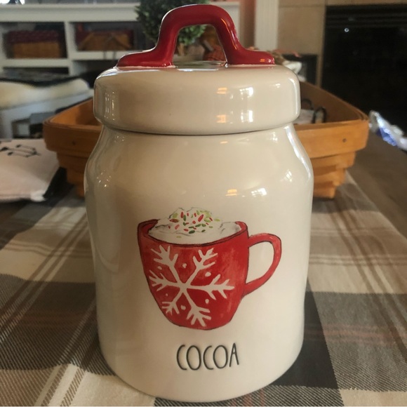 Rae Dunn Holiday Rae Dunn Cocoa Small Canister Poshmark